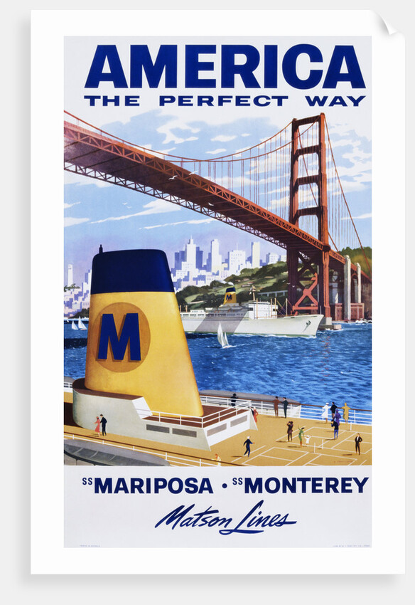 America: The Perfect Way Travel Poster by Anonymous