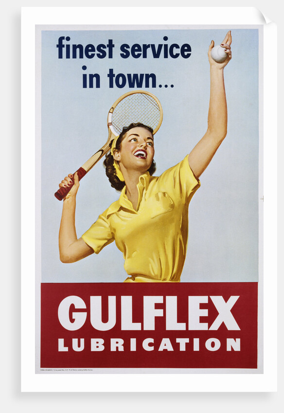 Gulflex Lubrication Poster by Anonymous
