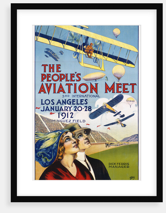 The People's Aviation Meet Poster by Anonymous