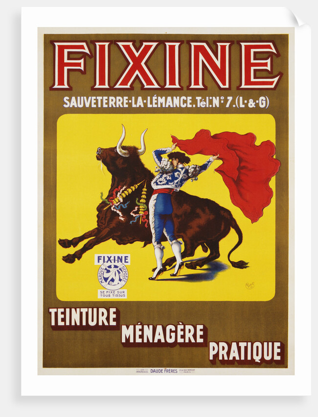 Fixine Poster by Charlet