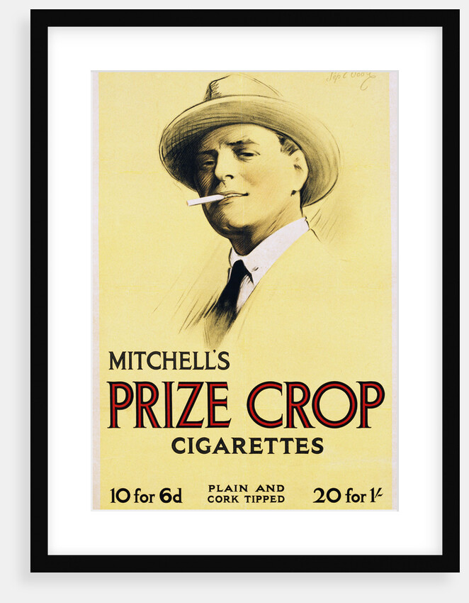 Mitchell's Prize Crop Cigarettes Poster by Septimus E. Scott