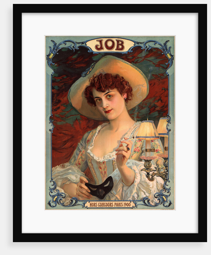 Job Cigarette Label by Paul Jean Louis Gervais