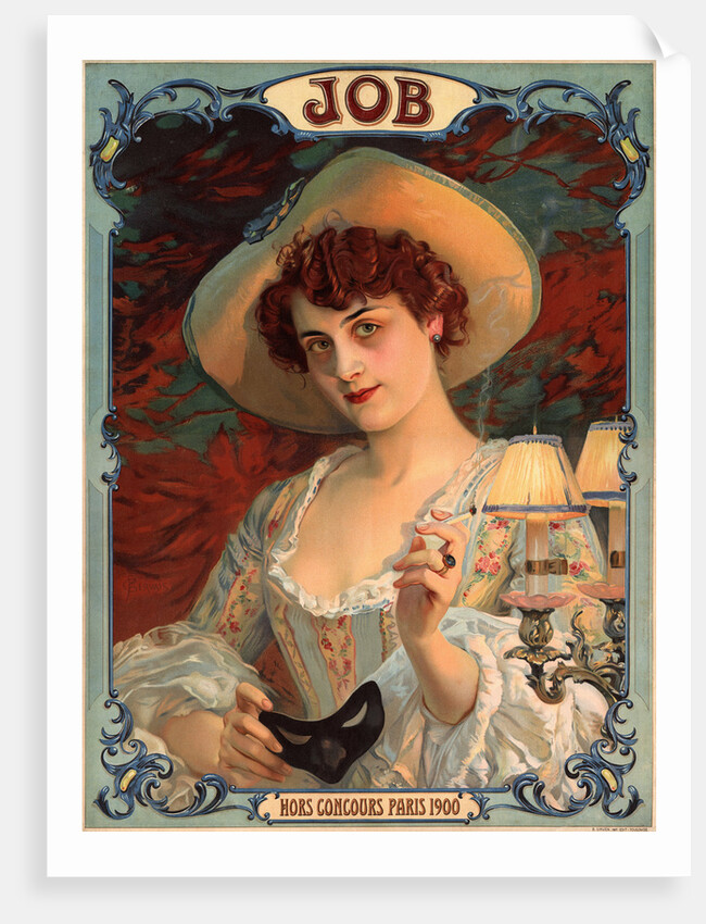 Job Cigarette Label by Paul Jean Louis Gervais