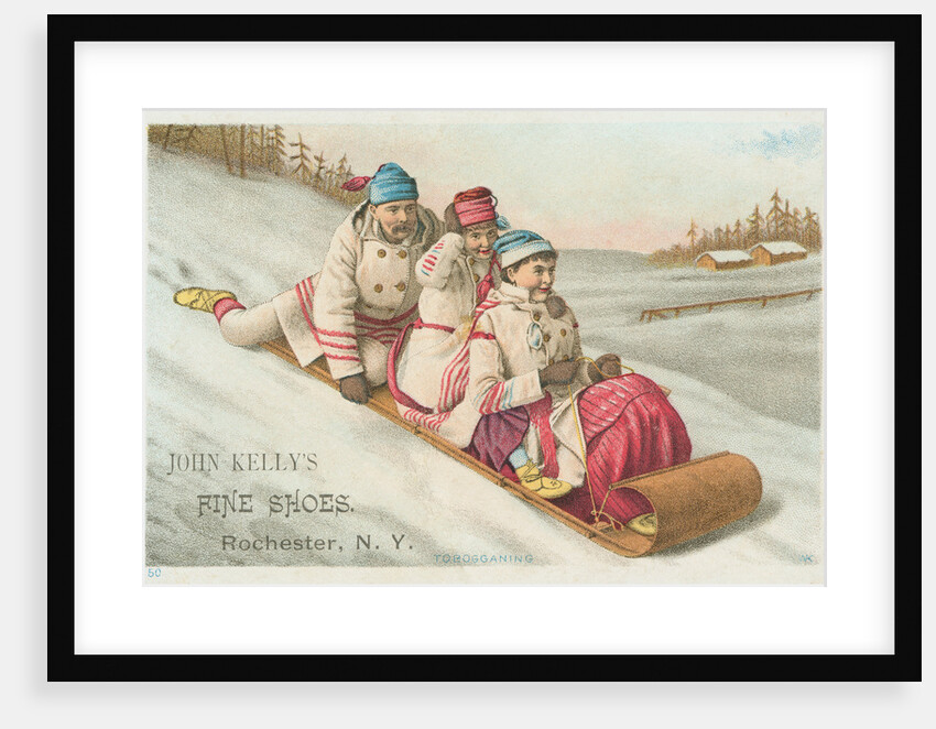 John Kelly Fine Shoes Victorian Trading Card Advertisement by Anonymous