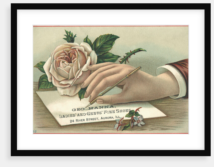 George Hanna, Ladies' And Gents' Fine Shoes Trade Card by Anonymous