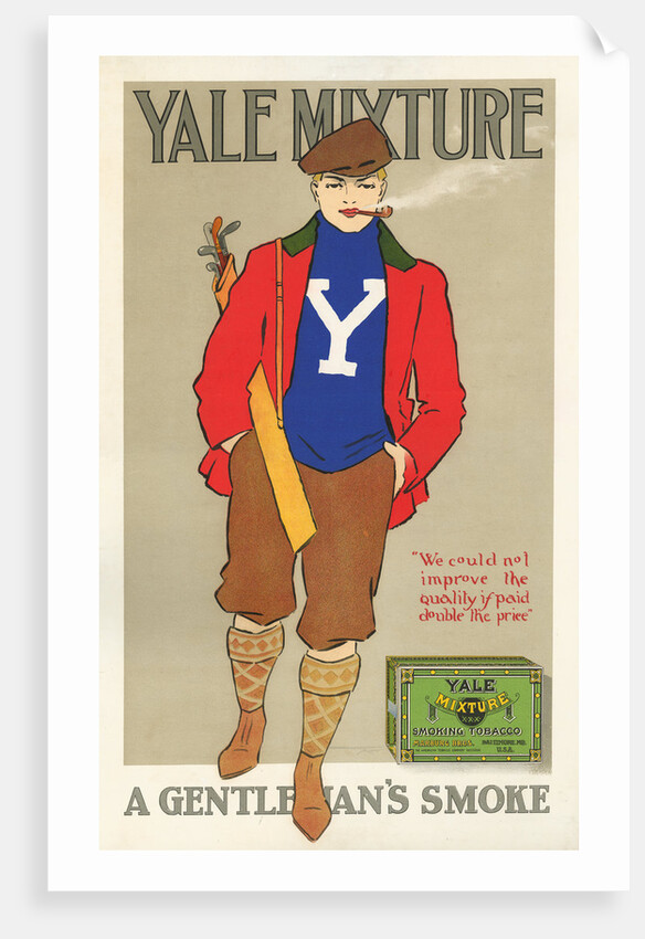 Yale Mixture: A Gentleman's Smoke Poster by Anonymous