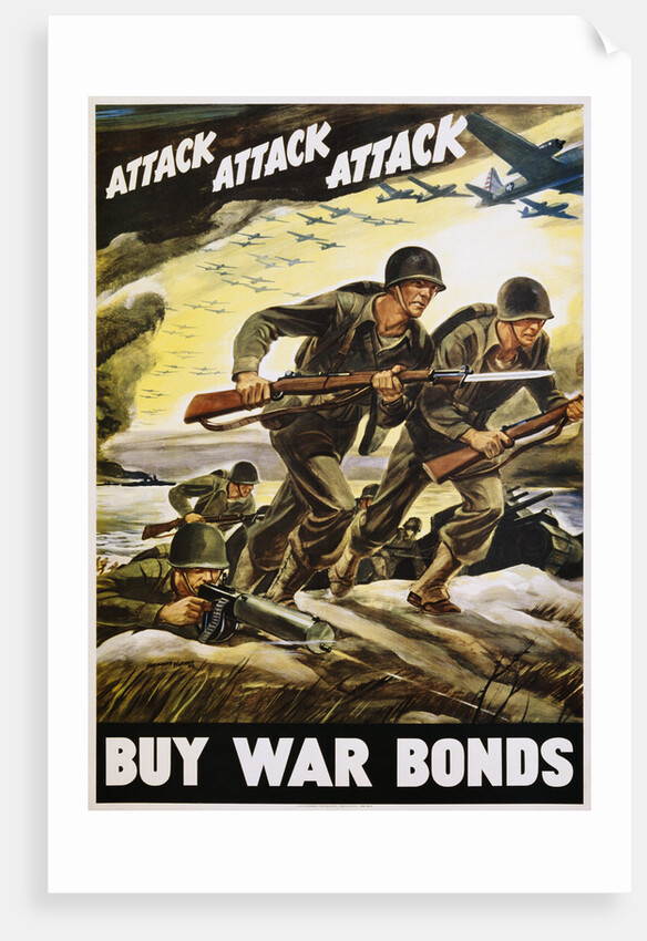 Buy War Bonds Poster by Ferdinand Warren