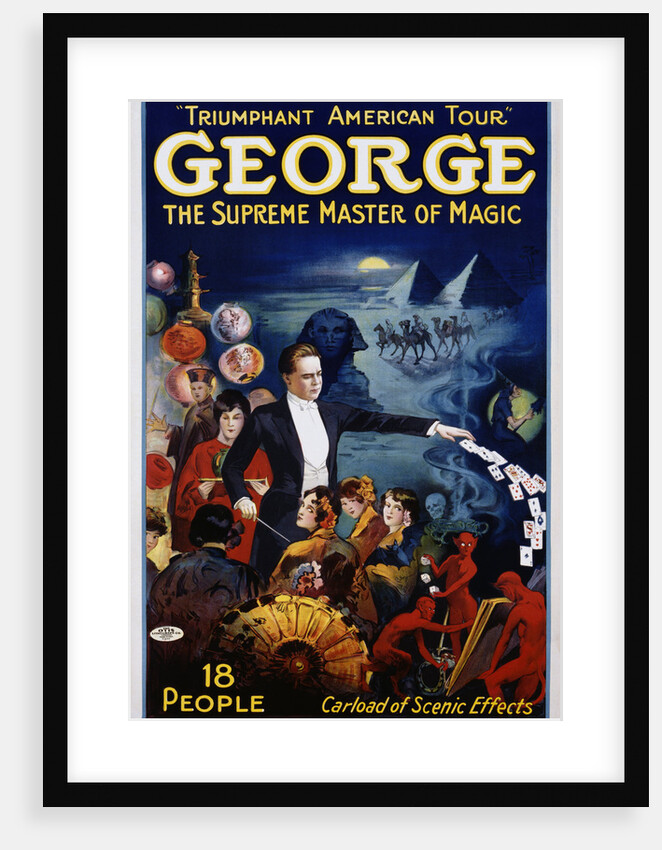 George The Supreme Master of Magic Poster by Anonymous
