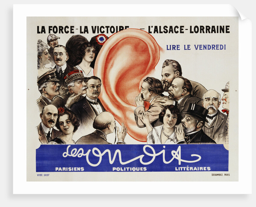 Les Onoit Newspaper Illustration by Anonymous