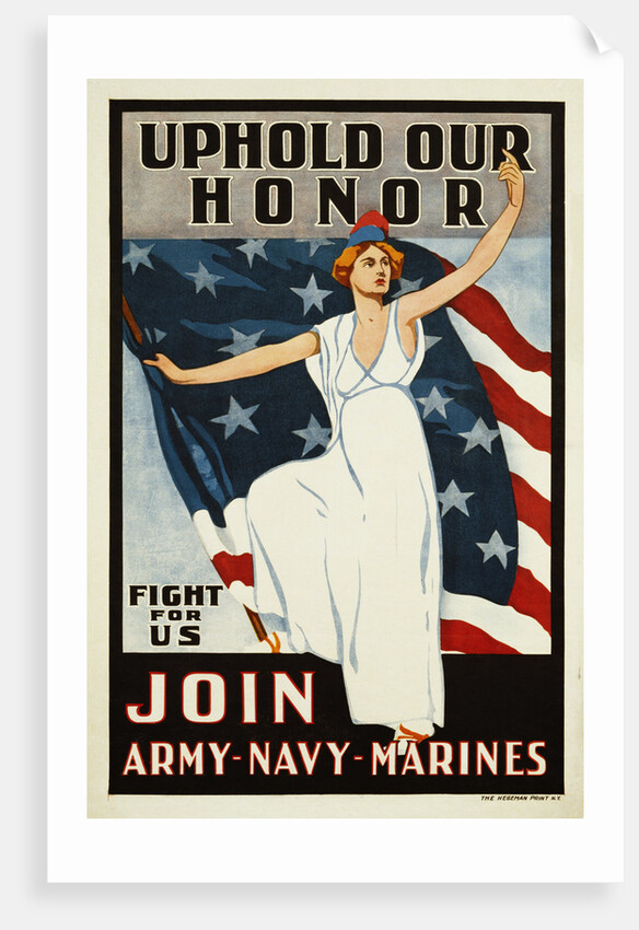 Uphold Our Honor, Join Army-Navy-Marines Poster by Anonymous