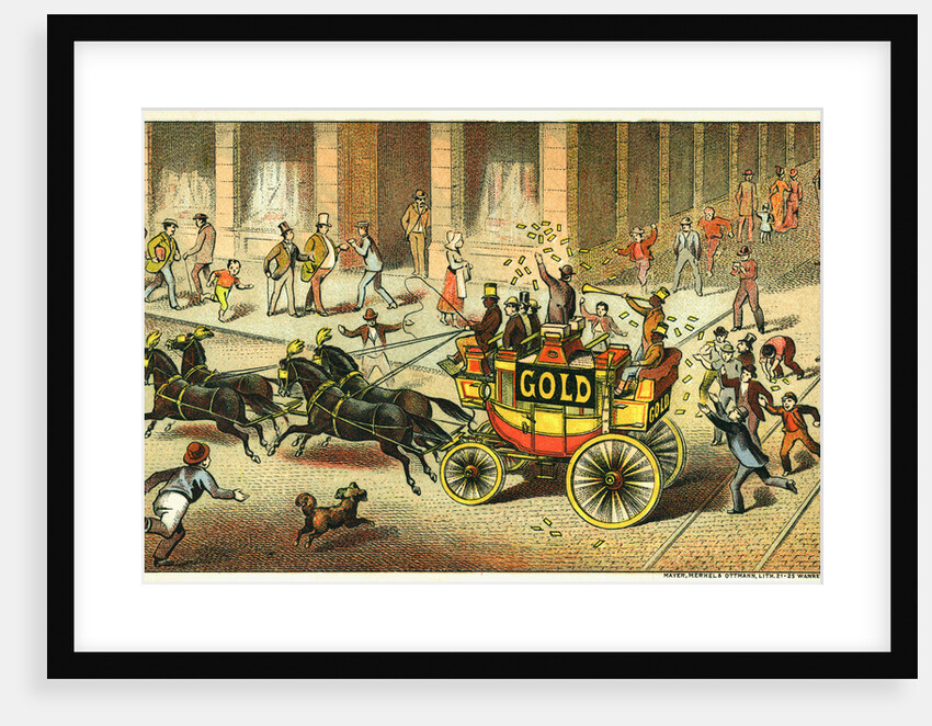 Gold Trade Card by Anonymous