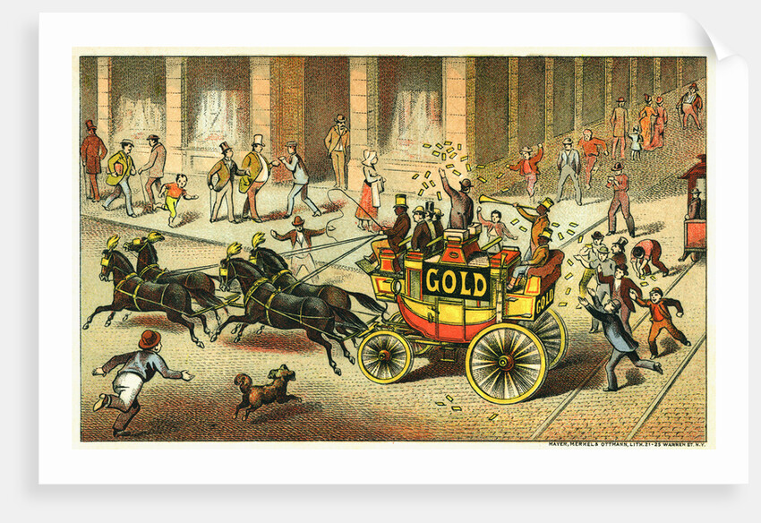 Gold Trade Card by Anonymous