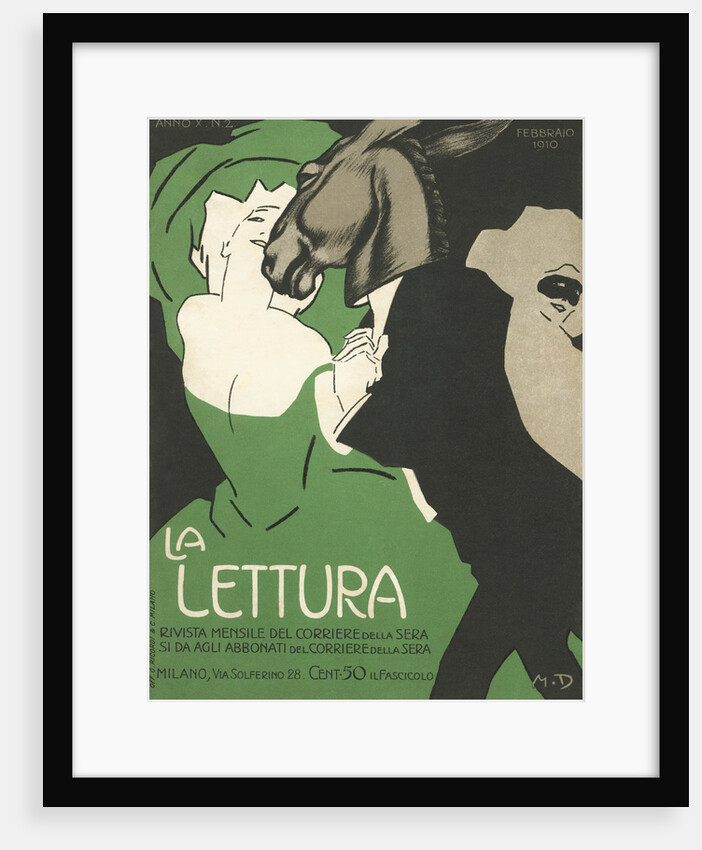 La Lettura Cover by Marchello Dudovich