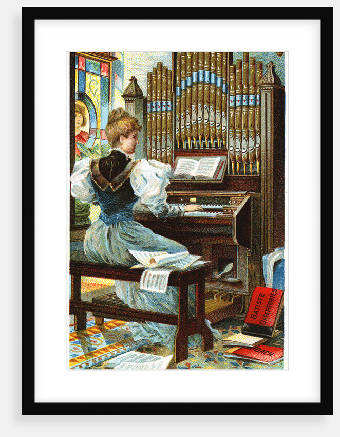 The Estey Phonorium Trade Card by Anonymous