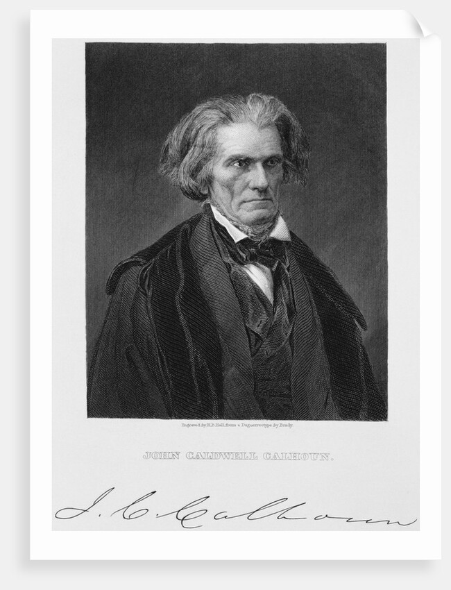 John Caldwell Calhoun by Henry Bryan Hall