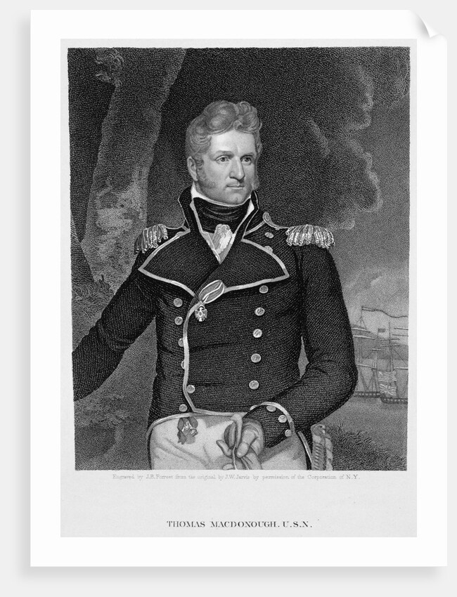 Lieutenant Thomas MacDonough by John B. Forrest