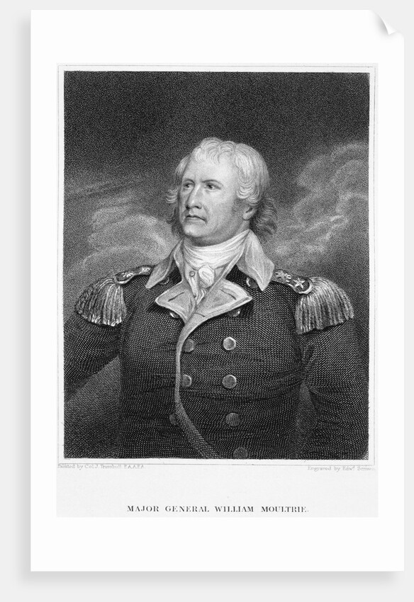Major General William Moultrie by Edward Scriven
