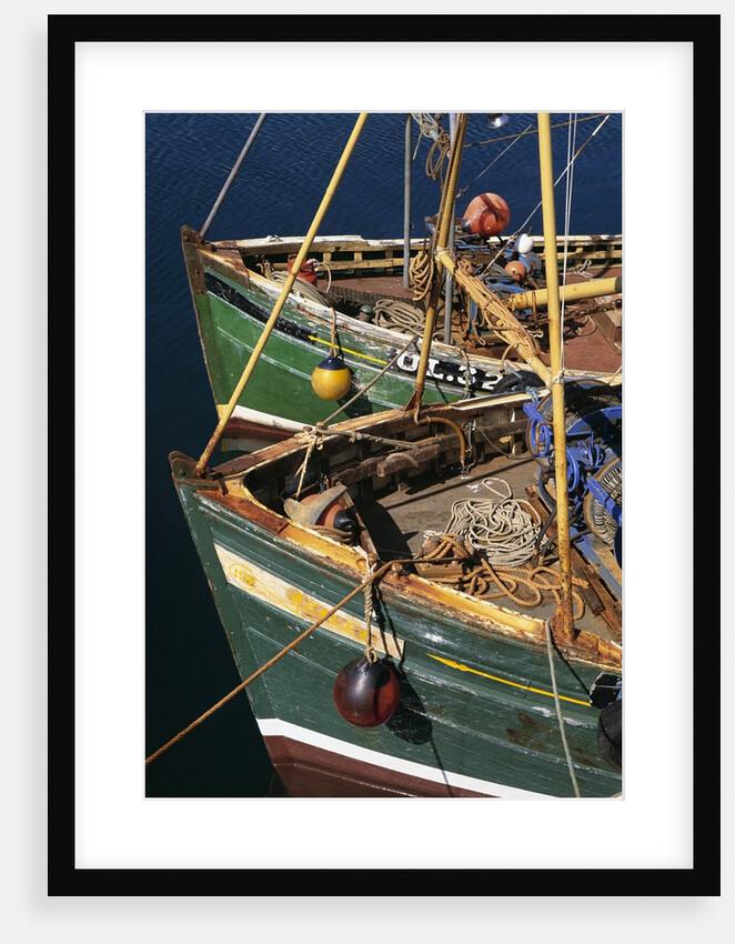 Fishing Boat Prows by Anonymous