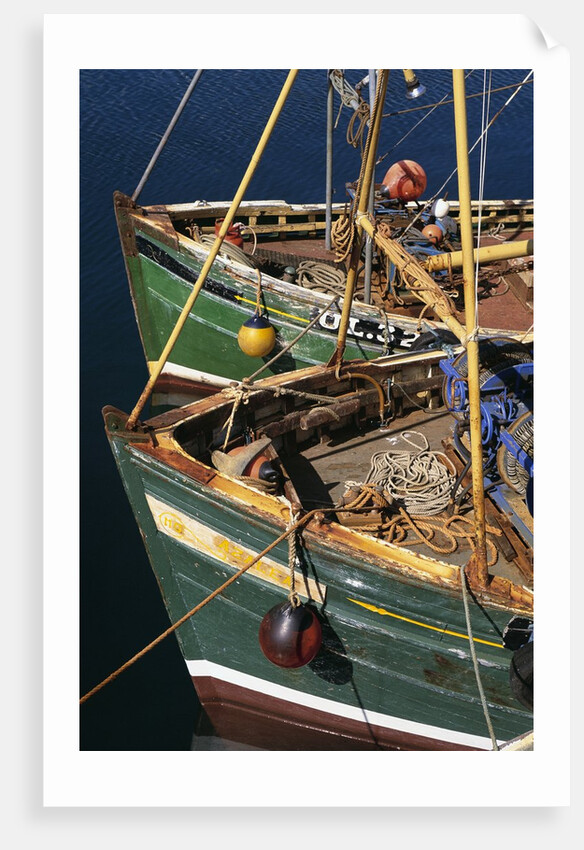 Fishing Boat Prows by Anonymous