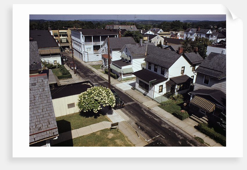 Houses Lining Empty Suburban Streets by Anonymous