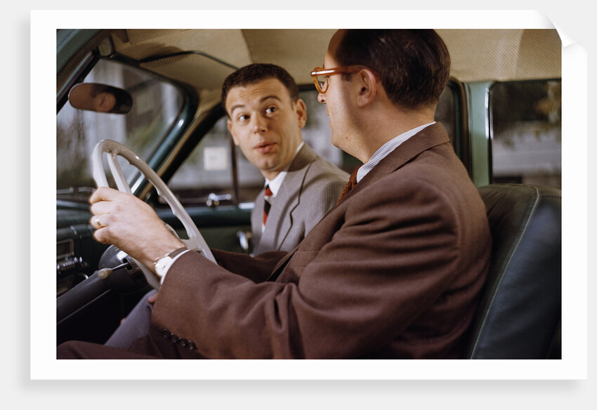 Businessmen Carpooling to Work by Anonymous