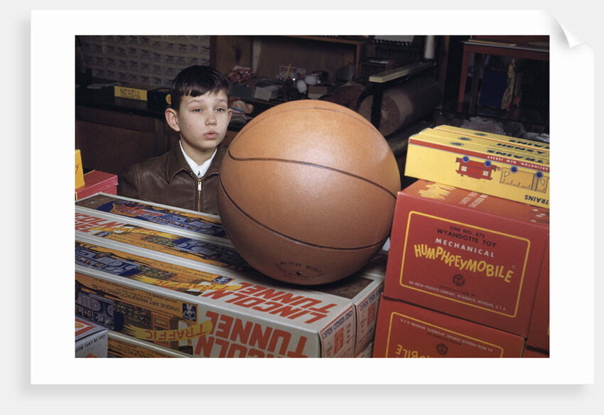 Boy Longing for Basketball by Anonymous