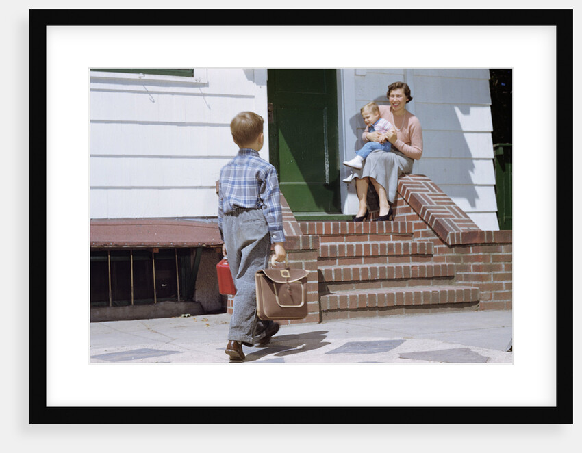 Boy Returning from School by Anonymous