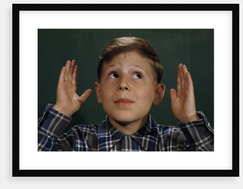 Boy Holding out Hands by Anonymous