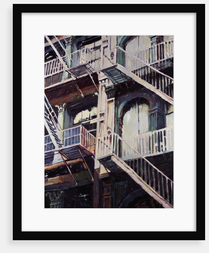 Fire Escapes II by Patti Mollica