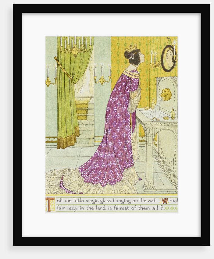 Book Illustration Depicting the Evil Queen by W.C. Drupsteen