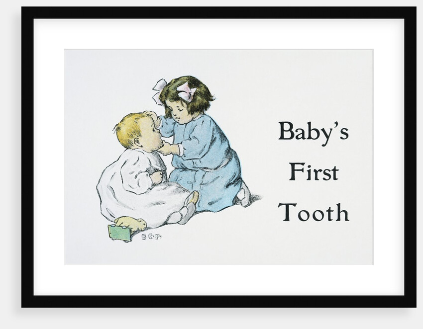 Baby's First Tooth Book Illustration by Bessie Gutmann