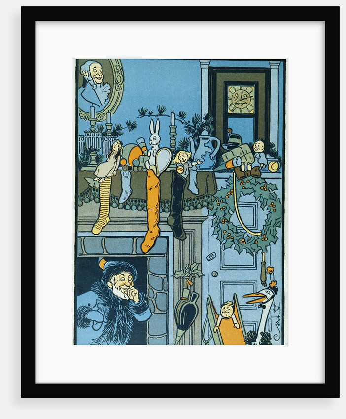 Denslow's Night Before Christmas Book Illustration by William W. Denslow