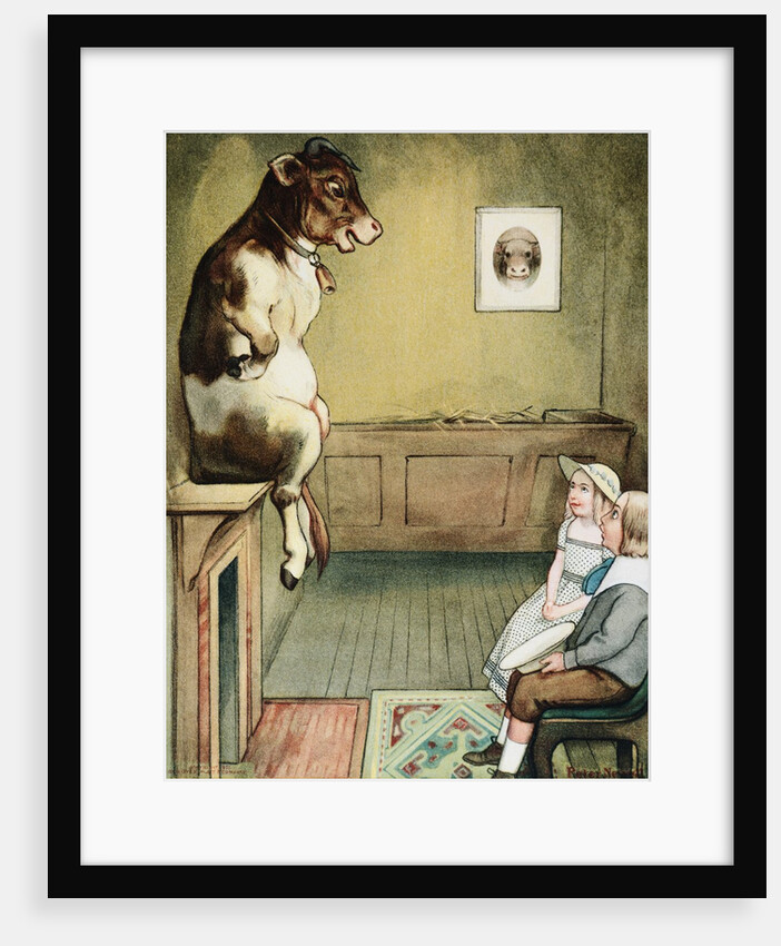 Mother Goose's Menagerie Book Illustration by Peter Newell