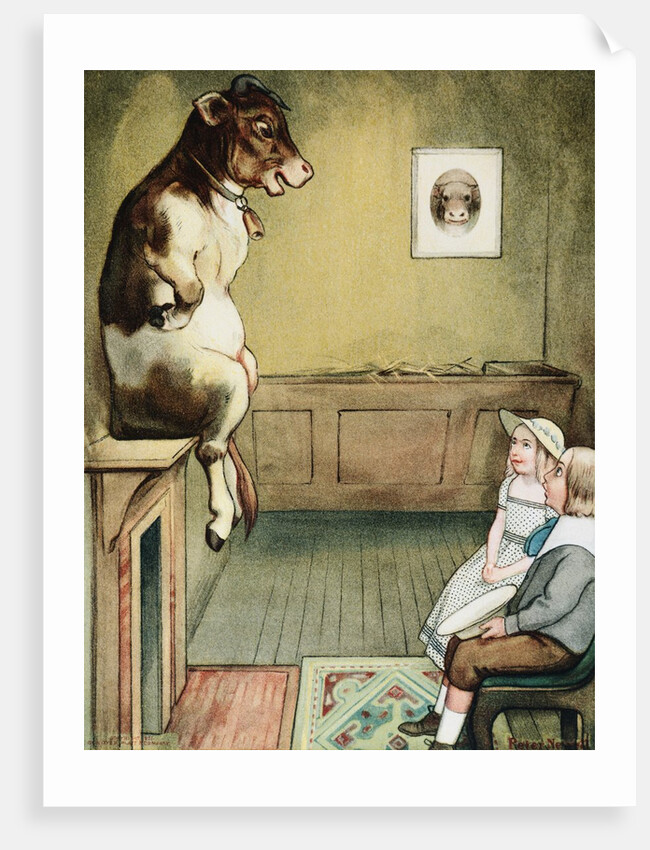 Mother Goose's Menagerie Book Illustration by Peter Newell