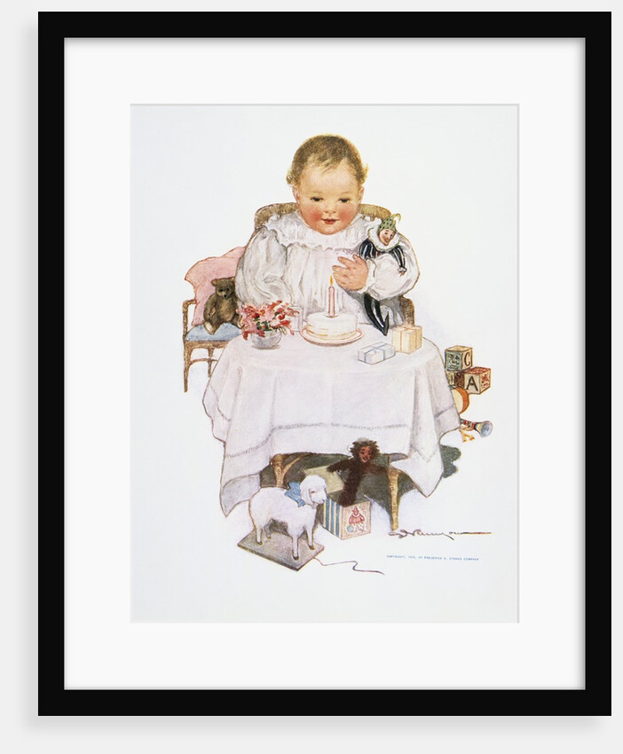 Illustration of a Baby by S.D. Runyon