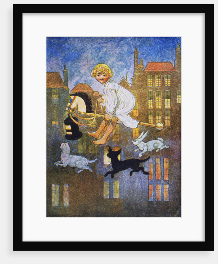 A-Hunting We Will Go Book Illustration by Anonymous