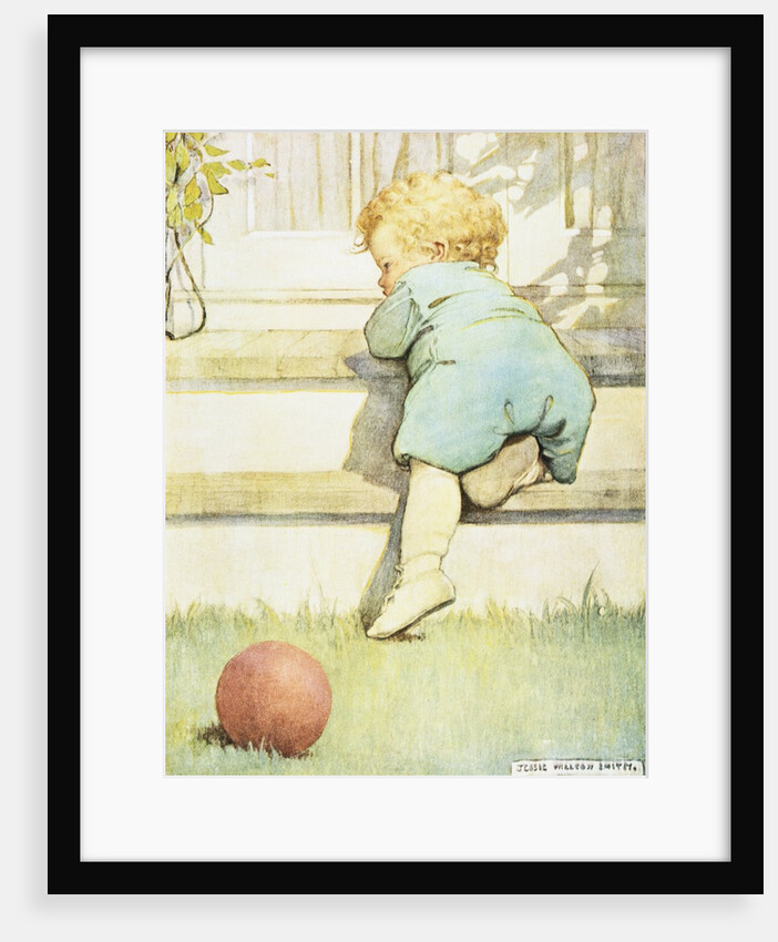 The Toddling Baby Boy by Jessie Willcox Smith