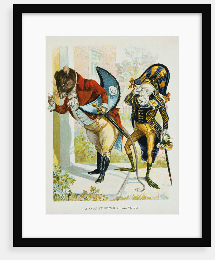 A Frog He Would A Wooing Go Illustration by Anonymous