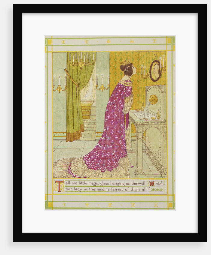 Book Illustration Depicting the Evil Queen by W.C. Drupsteen