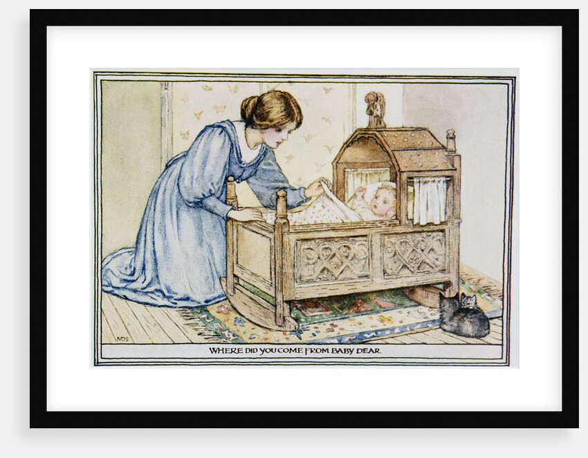 Where Did You Come from Baby Dear Illustration by M. Dibdin Spooner