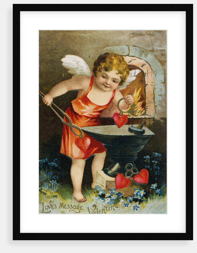 Love Message to My Valentine Postcard by Anonymous