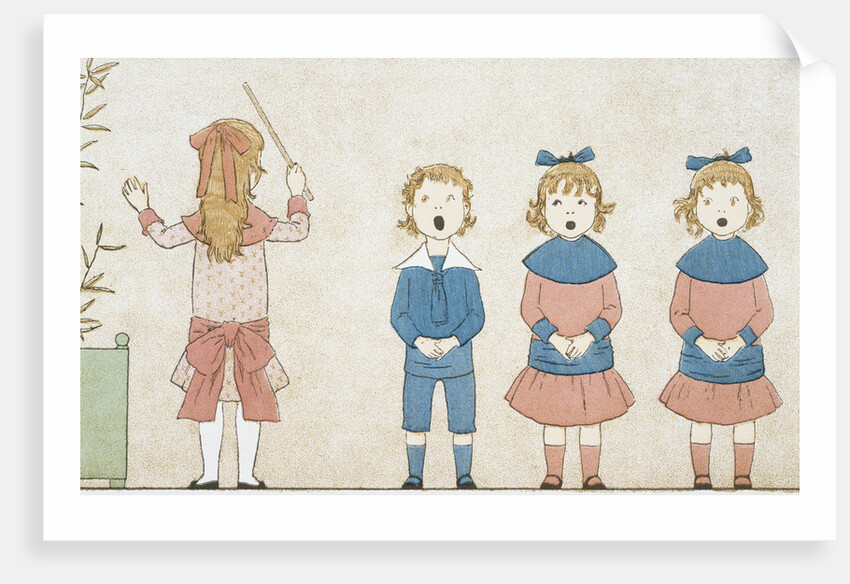 Book Illustration of Singing Children by Boutet de Monvel