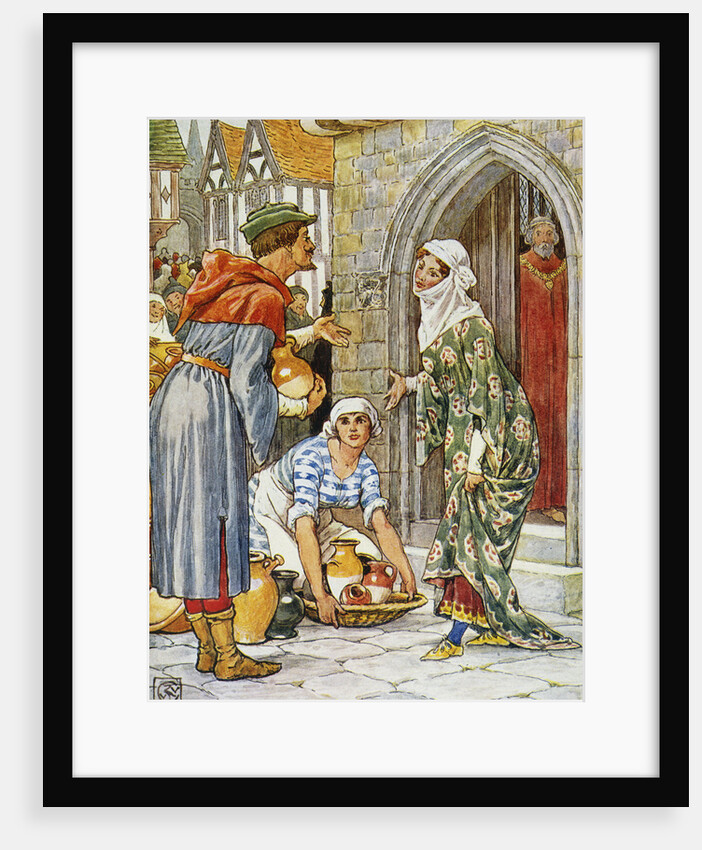 Robin Hood as the Potter Book Illustration by Walter Crane