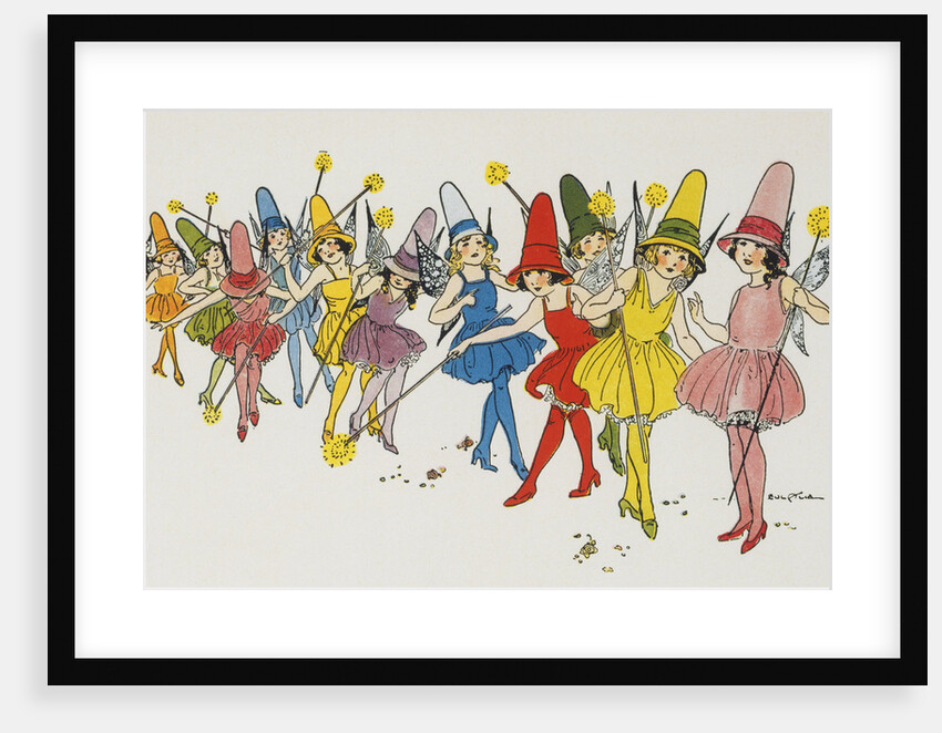 Book Illustration Depicting Fairies by Eulalie