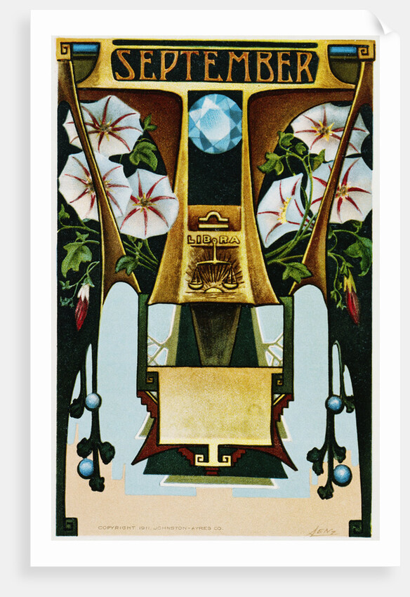 September - Libra Postcard by Aenz