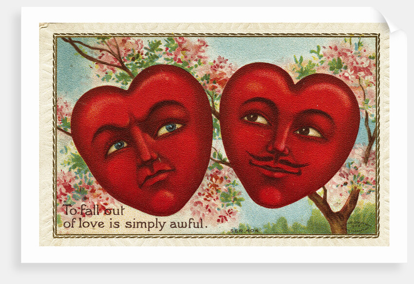 To Fall Out of Love Is Simply Awful Postcard by Anonymous