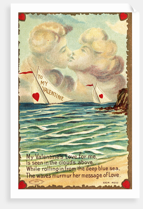 My Valentine's Love for Me Postcard by Anonymous