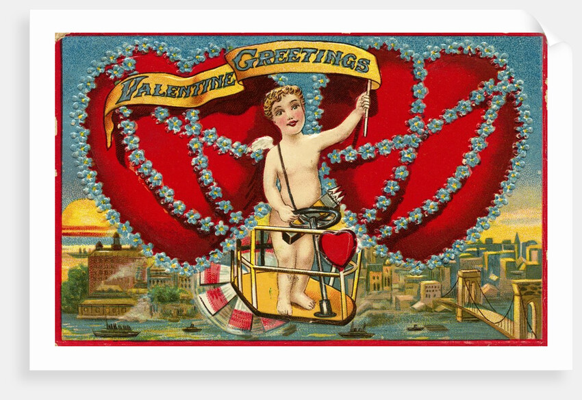Valentine Greetings Postcard by Anonymous