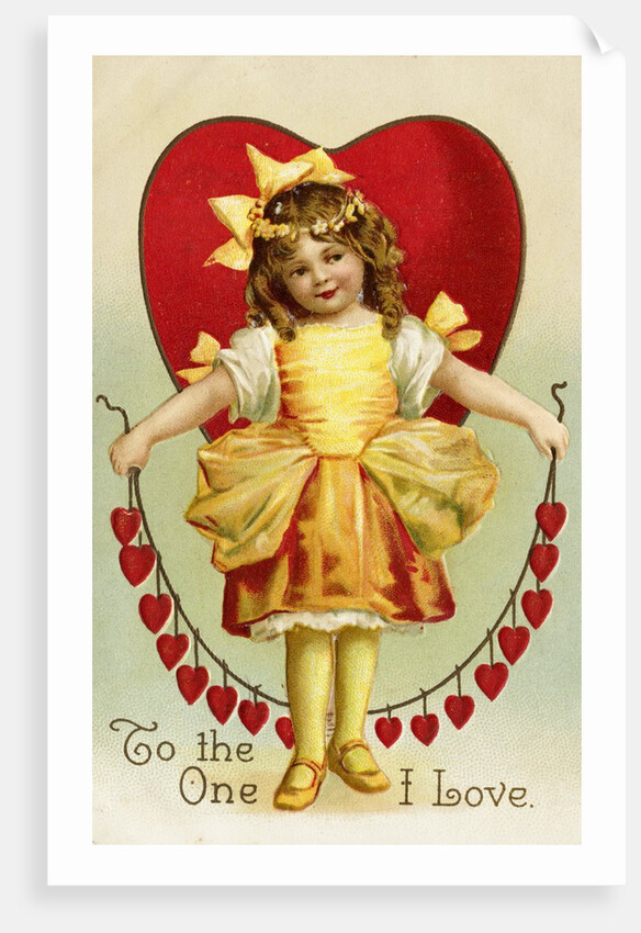 To the One I Love Postcard by Anonymous