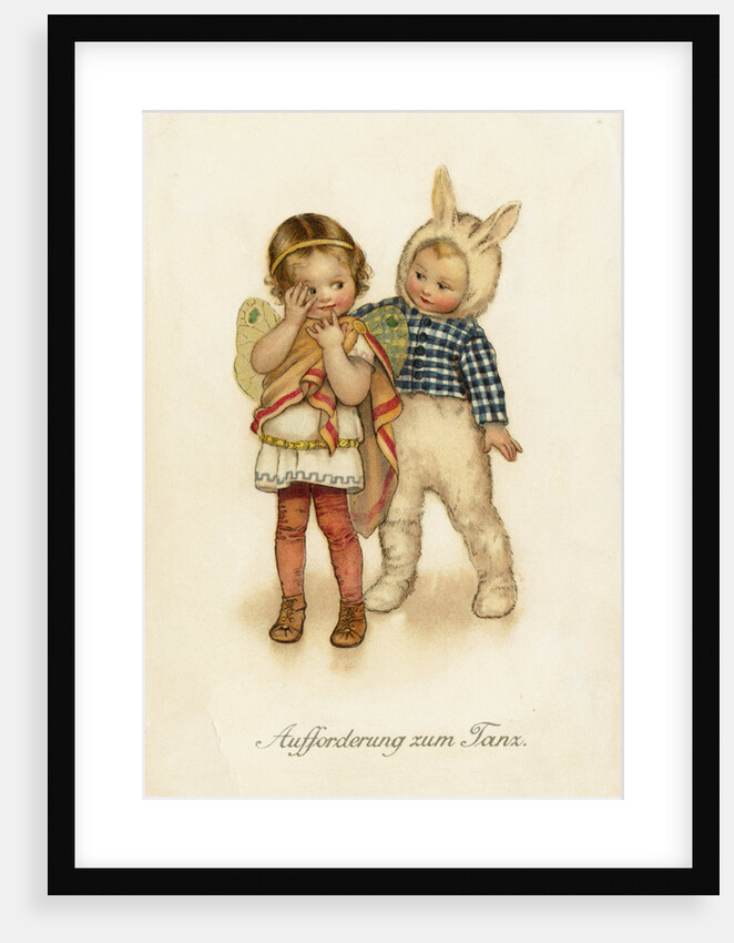 Aufforderung zum Tanz Postcard by Anonymous